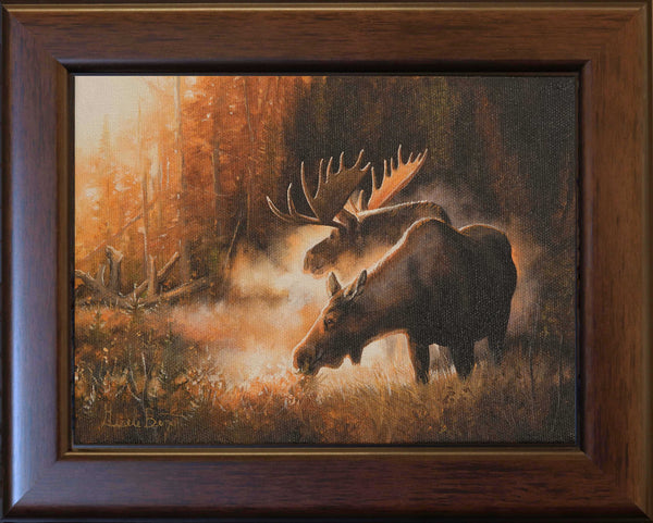 Romance – Moose Pair in Autumn